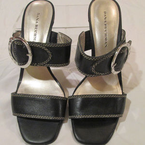 DANA BUCHMAN Sz 9 buckle sandal shoes